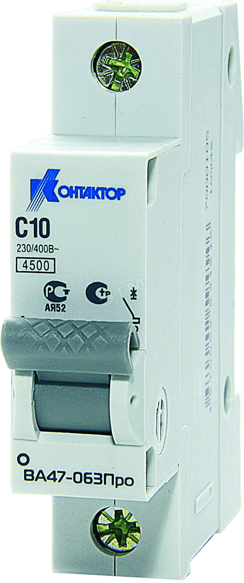Автоматический выключатель 3П  20А характеристика С  4,5кА  Контактор  ВА 47-063  Про