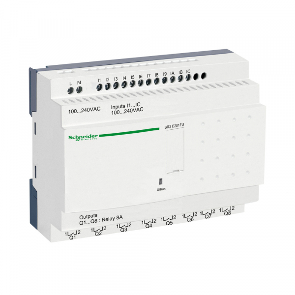 Реле эконом  Schneider Electric ZELIO LOGIC  20ВХ/ВЫХ ~240В SR2E201FU