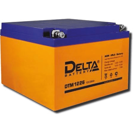 Аккумулятор DELTA DTM1226 12V, 26Ah