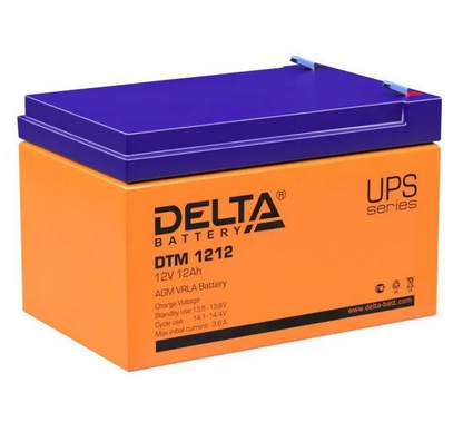 Аккумулятор Delta  DTM 1212 (кратно 1)