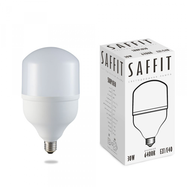 Светодиодная лампа  SBHP1030 E27-E403 30W 4000K SAFFIT