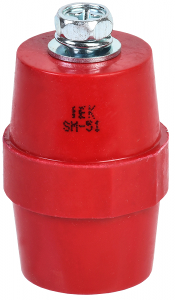 Изолятор SM-51 H51xD35xM8мм с болтом IEK