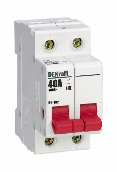 Выключатель нагрузки 2Р 40А ВН-102 Schneider Electric 17024DEK