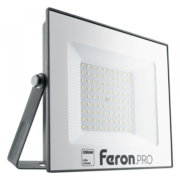 Прожектор светодиодный Feron 100W 6400K IP65  AC175-265V/50Hz, черный, LL-1000