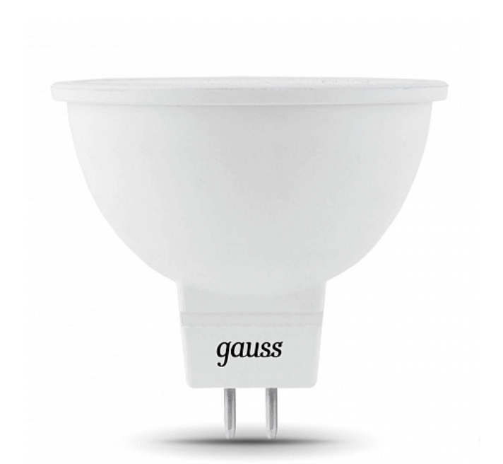 Светодиодная лампа Gauss MR16 9Вт 220В 6500K GU5.3