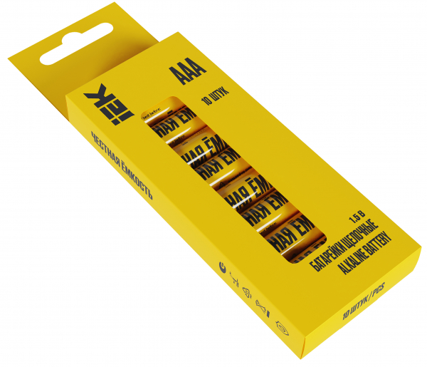Элемент питания IEK Alkaline LR03/AAA BOX10