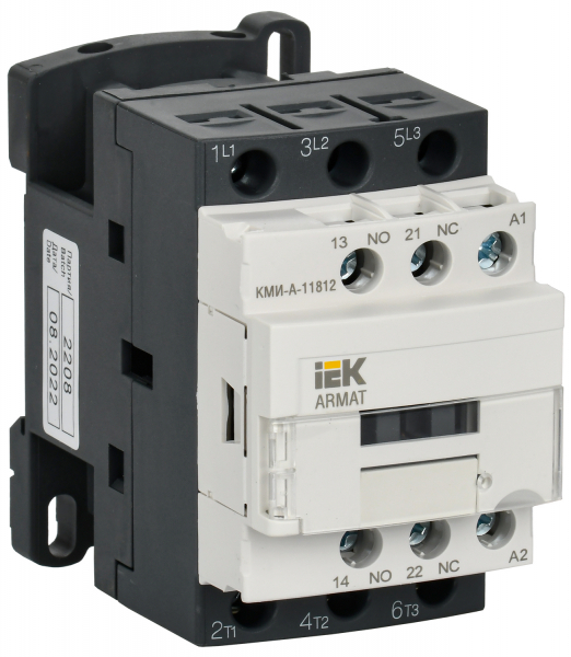 Контактор   18A  36В  1НО+1НЗ КМИ-А-11812 LC1D 18А 36В/АС3 1НО/1НЗ ARMAT IEK