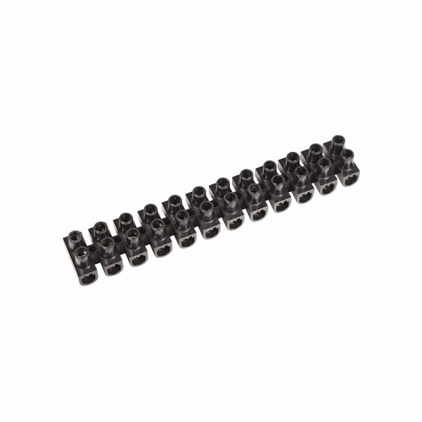 Колодка клеммная  КВ-12  16А  12мм2  PP(полипропилен)  черный  REXANT 07-5012-2