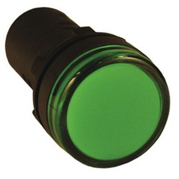 Арматура светосигнальная EKF AD16-22HS 220В (зеленая)