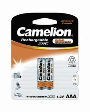 Аккумулятор CAMELION R03  800 mAh Ni-Mh BL-2 (кратно 2)