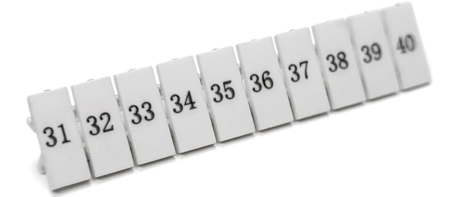 Полоса маркировочная 31-40, 50 шт.