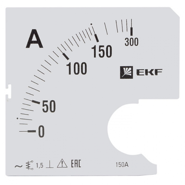 Шкала EKF PROxima сменная для A961 150/5А-1,5