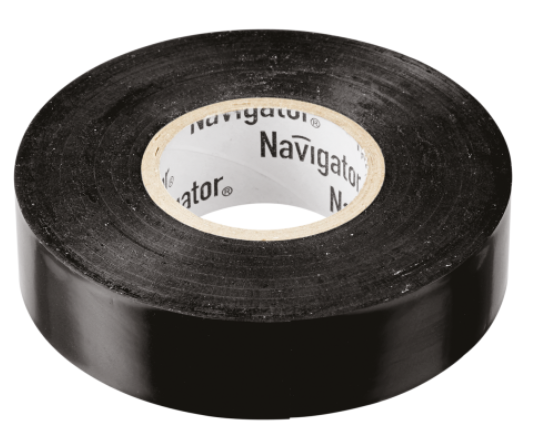 Изолента ПВХ черная 15мм 10м Navigator  NIT-B15-10/BL 71 229