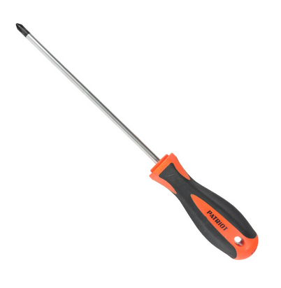 Отвертка крестовая двухкомпонентная рукоятка Patriot PH1x150