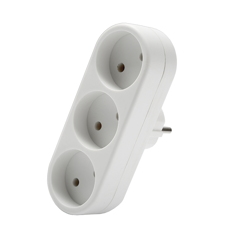 Разветвитель 3гн. плоский б/з 250В 2200Вт