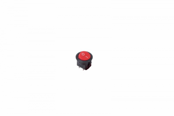 Выключатель клавишный 250V 6А (2с) ON-OFF красный круглый (RWB-213, SC-214, MRS-102-8) REXANT 36-2560
