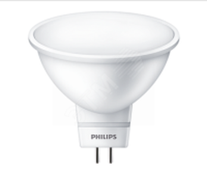 Светодиодная лампа PHILIPS MR16 5-50Вт 220В 6500К GU5.3