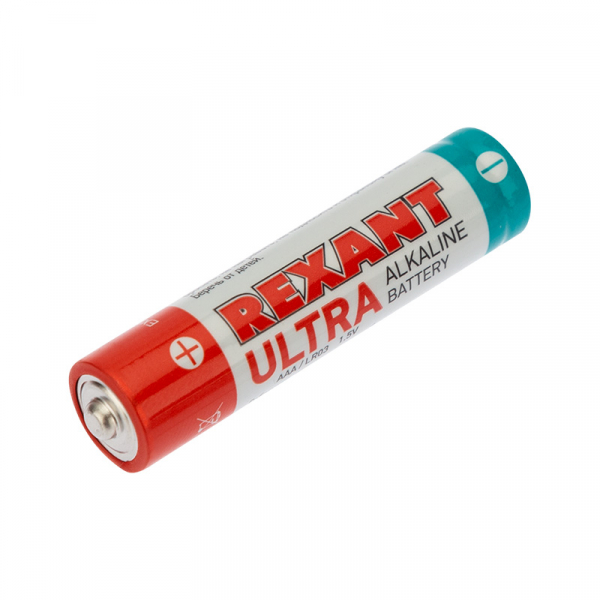 Элемент питания алкалиновый AAA/LR03 &quot;REXANT&quot;1,5 V 1300 mAh 30-1010 (кратно 2)