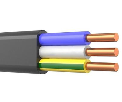 ППГнг(А)-HF 3х2,5-0,66 (ож) плоский кабель, Цветлит (кратно 100)