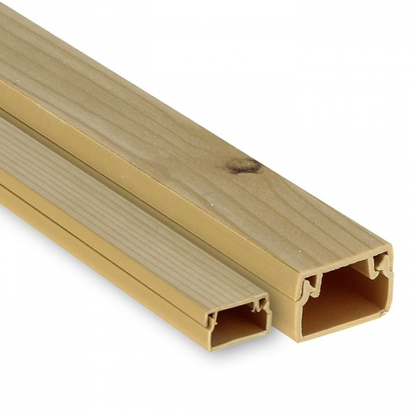 Кабель-канал EKF-Plast дерево 25х25 (кратно 32)