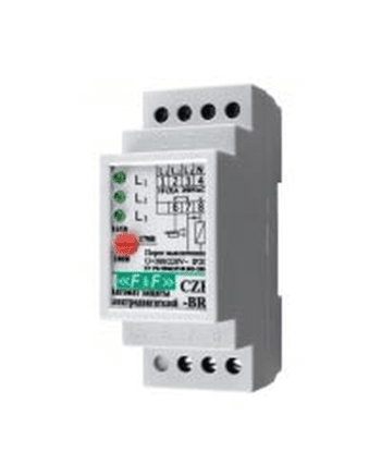 Реле контроля 3-х фазного напряжения Евроавтоматика CKF-BR 10A, 3x400/230V AC