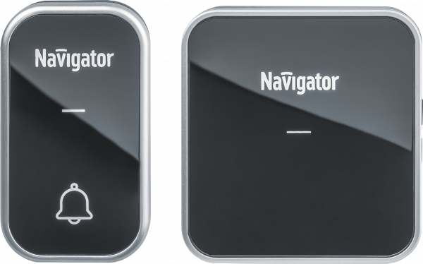 Звонок беспроводной электрический Navigator 80 508 NDB-D-AC05-1V1-BL