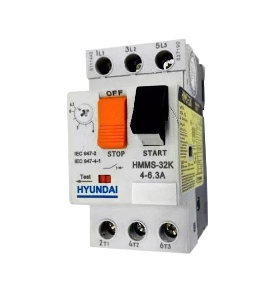 Автомат защиты двигателя MMS32R 0004 2.5-4А 100kA АС400/415В (HYUNDAI)