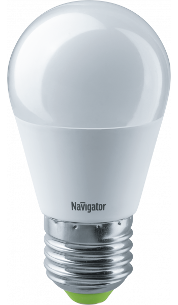 Светодиодная лампа &quot;шарик&quot; Navigator G45 8.5Вт 230В 6500K E27