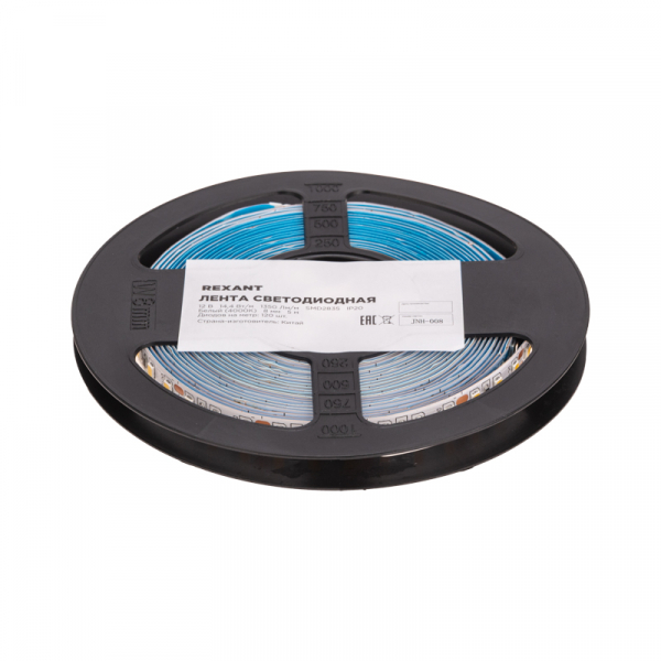 REXANT Лента IP20 12V 14,4Вт/м 4000К SMD2835 120 LED/м 8мм, 5м