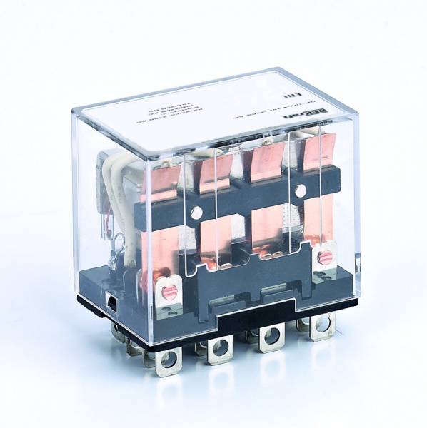 23944DEK Промежуточное реле 4 конт. с LED инд. 10А 12В AC ПР-102