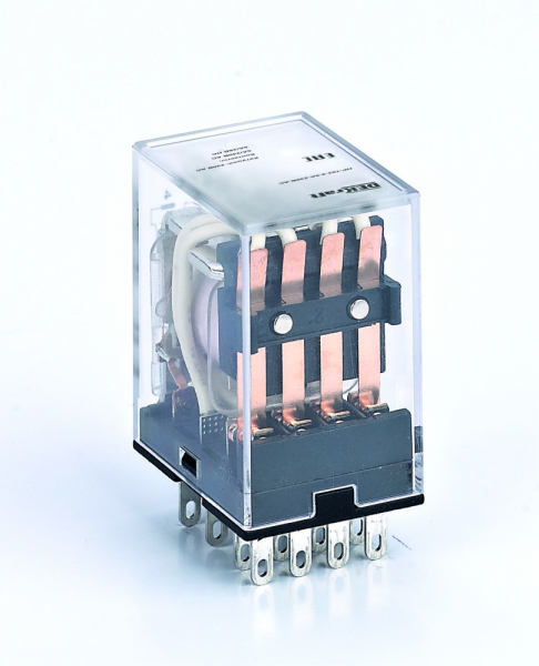23901DEK Промежуточное реле 4 конт. с LED инд. 5А 380В AC ПР-102