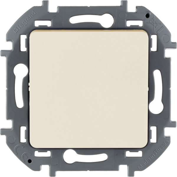 Кнопка IP20 LEGRAND INSPIRIA СЛОНОВАЯ КОСТЬ скрытая установка 673691