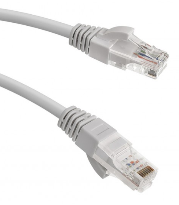 Патч-корд U/UTP, категория 5е, 2xRJ45, неэкранированный, серый, LSZH, 5м WRLine
