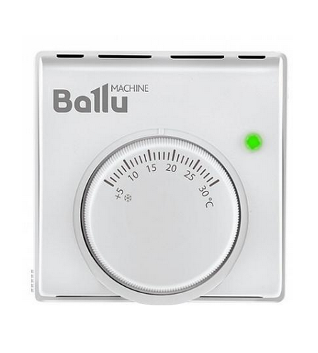 Термостат Ballu BMT-1 механический с индикацией 16А,  +10...+30градС