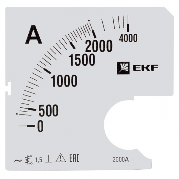 Шкала EKF PROxima сменная для A961 2000/5А-1,5