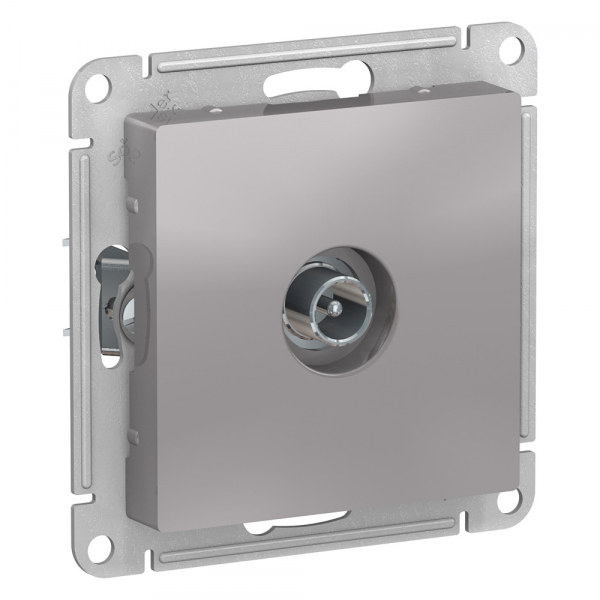 Розетка TV проходная 4DB ATLAS DESIGN механизм АЛЮМИНИЙ ATN000392