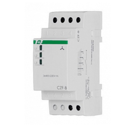 Автомат защиты двигателей CZF-B 8А, 3х400/230+N, IP20 (контроль наличия фаз) ЕА04.001.002