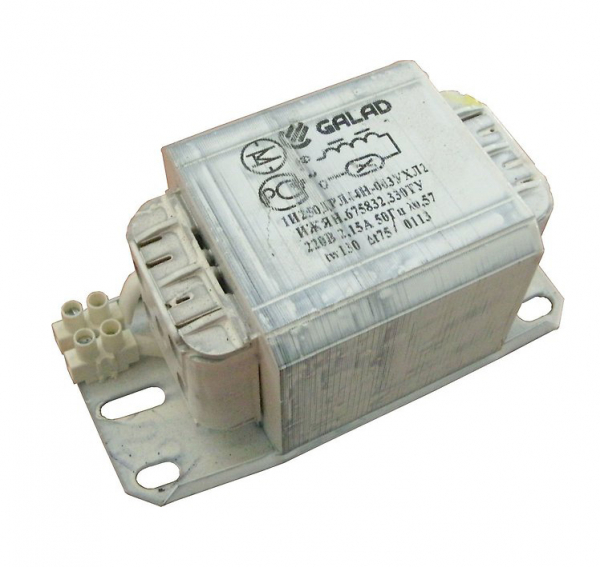ЭмПРА GALAD 250W ДРЛ встроенная без корпуса  (1И 250 ДРЛ 44H-003 220В встраиваемое) 02489 (кратно 4)