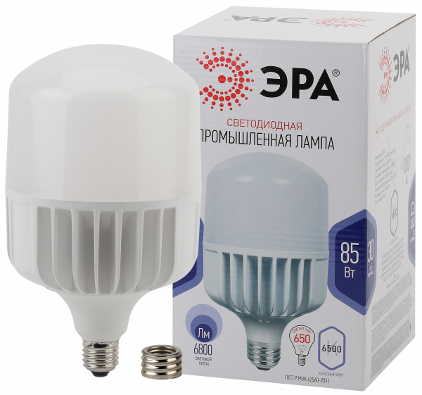Светодиодная лампа ЭРА 85Вт 170-265В 6500К E27-E40