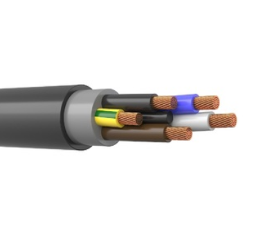 Кабель медный силовой гибкий КГВВнг(А)-LS 5х6,0  ГОСТ (заливка)