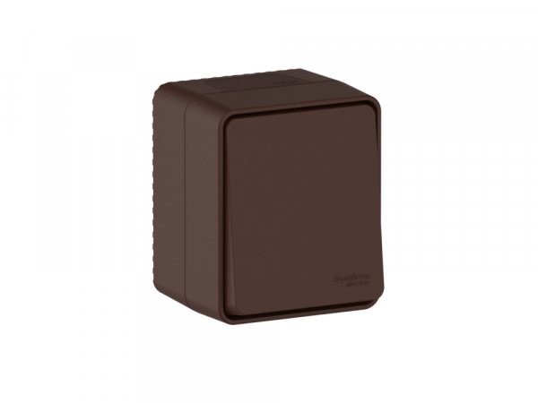 Выключатель 1-кл. ОП AtlasDesign PROFI IP54 10AX корич. SE ATN546011