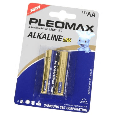 Батарейка AA Pleomax LR6 BP2 (кратно 2)