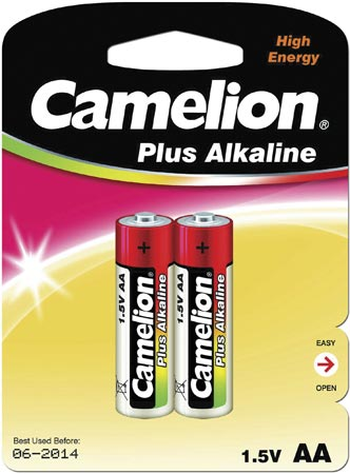 Батарейка AA CAMELION LR6 Alkaline BP2 (кратно 2)