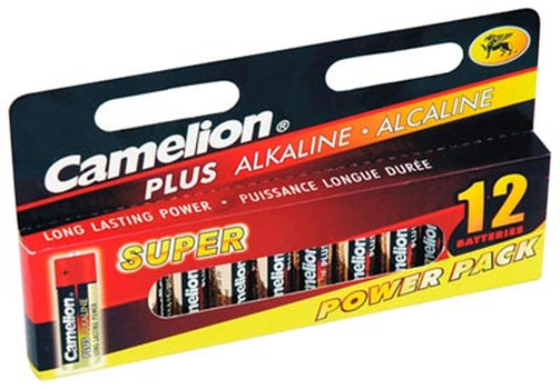 Батарейка AA CAMELION LR6 Alkaline BP12 (кратно 12)