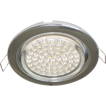 Светильник точечный Ecola GX53 H4 220V встраиваемый потолочный 38x106 хром - 2pack  FC53P2ECB