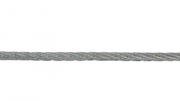 Трос стальной для растяжки DIN 3055 3,0 мм упаковка 30м- накл. Tech-Krep