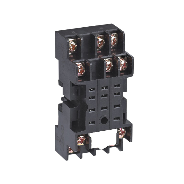 Розетка CZY08A-E для реле JZX-22F(B)/2Z,NJX-13FW(B)/2ZS  2 контакта (CHINT)