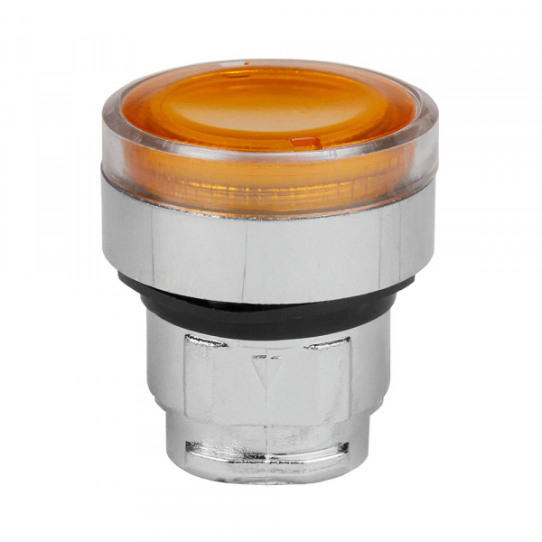 Головка кнопки OptiSignal D22 A4-PL-5 с подсветкой желтая металл ZB4BW353 (кратно 1)