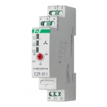 Евроавтоматика Реле контроля и сигнализации фаз CZF-311 10A  3х380B DIN
