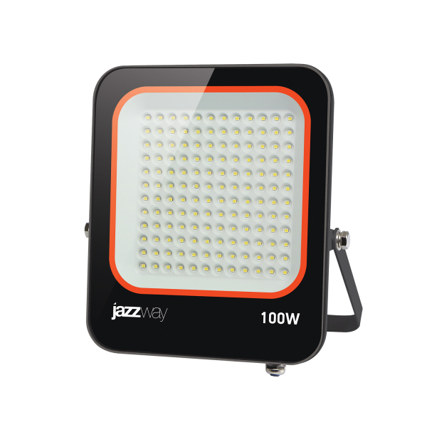 Прожектор светодиодный Jazzway  100Вт  6500К 9000лМ  IP65 80град  217х244х33